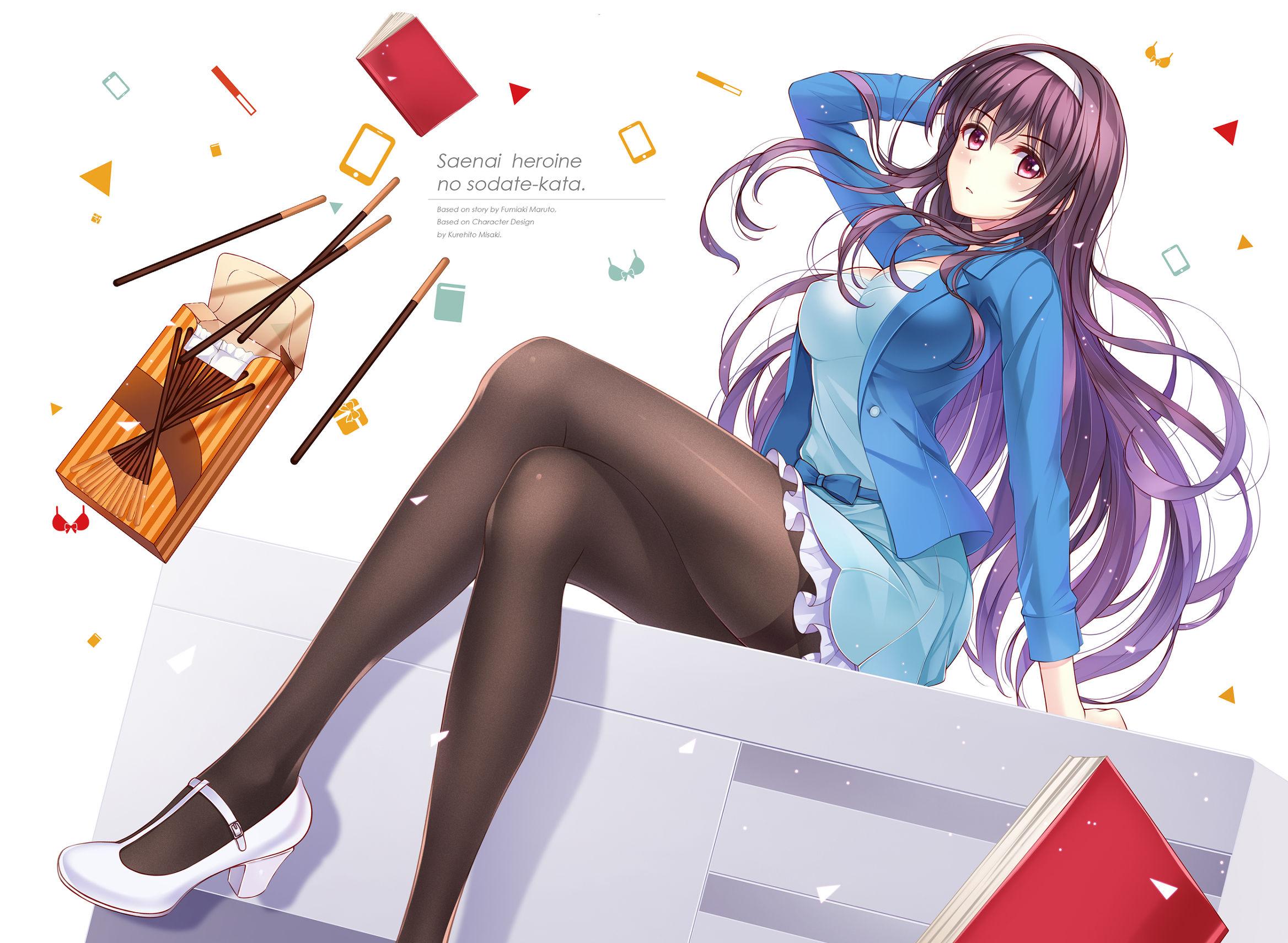 紫色头发的动漫女生（动漫中迷人的紫发美少女）
