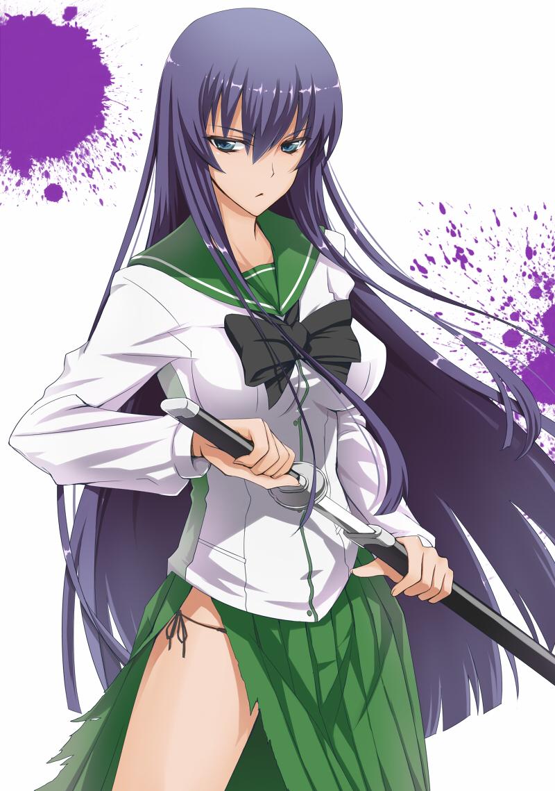 紫色头发的动漫女生（动漫中迷人的紫发美少女）