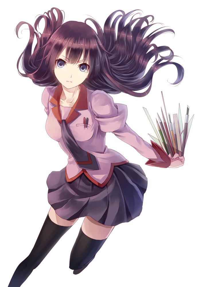 紫色头发的动漫女生（动漫中迷人的紫发美少女）